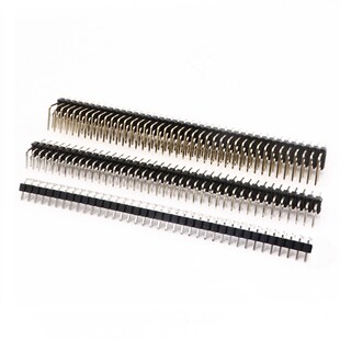 单排针 双排针 2.54MM间距1*40P 2*40P弯针 反弯/正弯 镀金镀铜