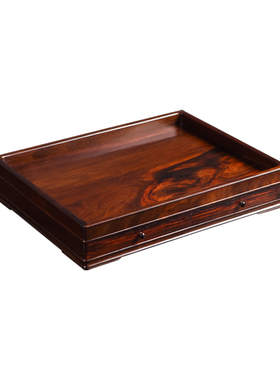 大红酸枝双抽都承盘家居实用物品