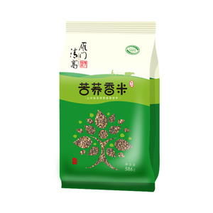 雁门清高有机纯苦荞米586g荞麦米杂粮米黑苦荞米轻脂食用山西特产