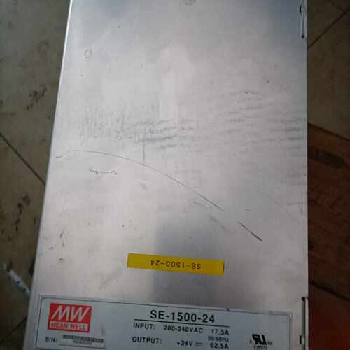 询台湾明纬开关电源SE-1500-24大功率可调电压24V40