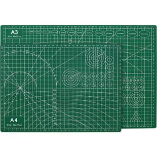 加厚双面切割垫板a4A3手工垫板刻刀pvc美术垫板鼠标垫A5粘土垫板手账黑色防割裁纸工作台桌垫手工雕刻套装diy