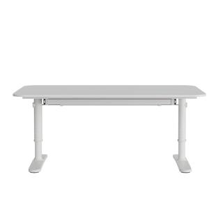 青节儿童学习桌学生书桌家用写字桌可升降大白桌青年贝肯特实木桌