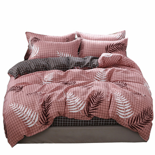 被子枕头床垫三四六件套春秋家用宿舍铺盖冬季加厚纯棉被褥全套装