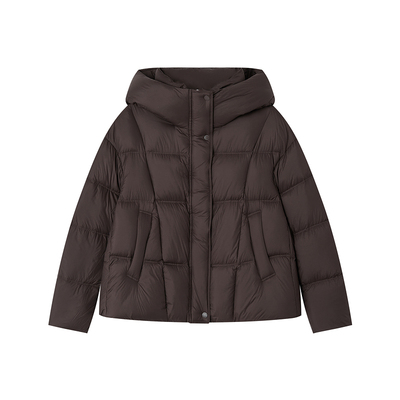 indicia标记棕色90白鸭绒羽绒服