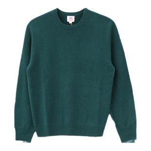 【宠粉福利】鹿王100%纯山羊绒衫男士圆领平针套头衫保暖舒适百搭