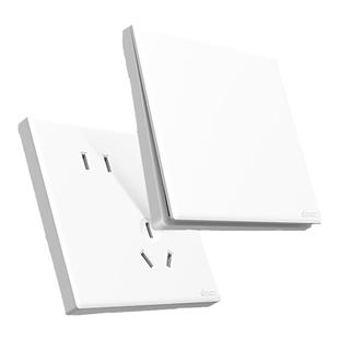 西蒙奶油风哑光开关插座面板墙壁一开五孔86型暗装M1海盐白旗舰店