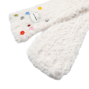 董璇邓佳鑫同款-Alexia Sandra纽扣系列装饰围巾秋冬新品男女围脖