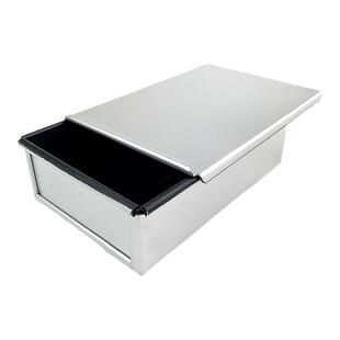 三能烘焙器具金砖模吐司面包模具盒320g不粘带盖手撕面包模SN2092