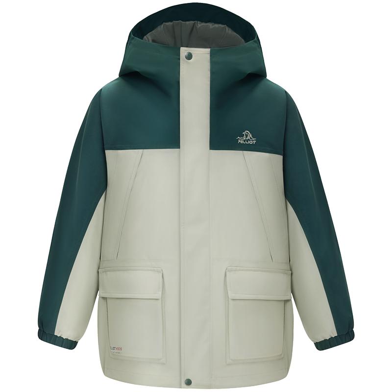 伯希和户外单层儿童冲锋衣