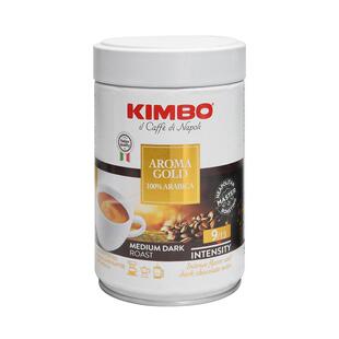 KIMBO意大利进口现磨手冲纯咖啡粉意式香浓黑咖啡罐装250g非速溶