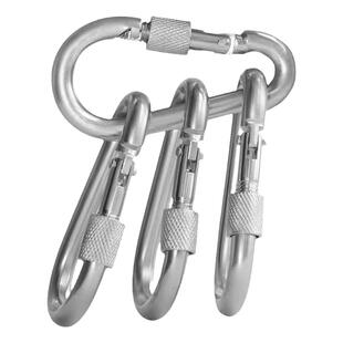 特价保险扣安全卡扣吊环铁环扣栓牛锁扣登山扣钥匙扣狗链扣挂扣钩