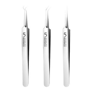 不锈钢细胞夹粉刺针黑头针去闭口黑头挤痘痘粉刺针套装美容院工具