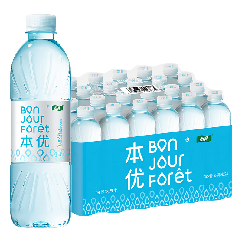 怡宝本优饮用水555ml*24瓶