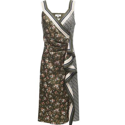 VeroModa不规则印花连衣裙