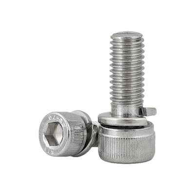 304不锈钢圆柱头组合螺丝钉