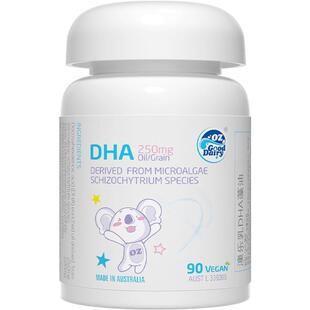 澳乐乳进口DHA藻油高含量dha儿童植物软胶囊海藻油脑黄金原装正品