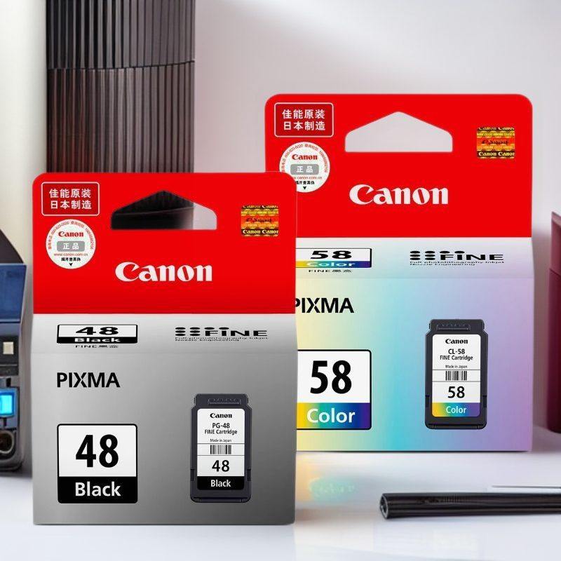 原装佳能PG-48/CL-58墨盒E418,E4280彩色E478黑打印机E488墨盒,,