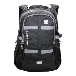 SUISSEWIN瑞士军刀背包男士双肩包旅游牛津布包包电脑包书包男生