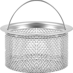 厨房水槽垃圾过滤网洗菜盆漏斗洗碗水池不锈钢下水道防堵提笼盖器