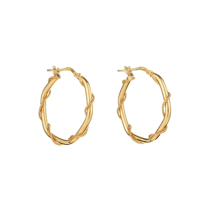 JOYSTONE新款意大利缠绕耳环