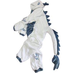 冬季加厚睡衣二次元可爱情侣装连体搞怪小恐龙敖丙家居服卡通哪吒