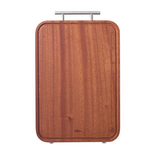 小熊菜板进口乌檀木砧板家用实木切菜板实用厨房抗菌防霉食品案板