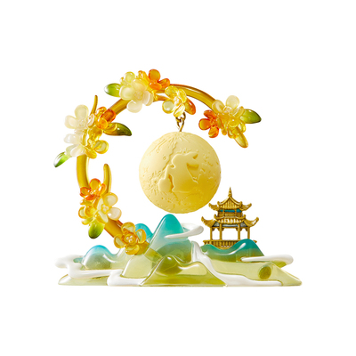 故宫淘宝｜月中桂兔发光冰箱贴博物馆文创北京伴手礼中秋节礼物