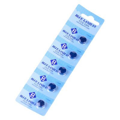 超级蓝钻美国水牛皮台球杆皮头