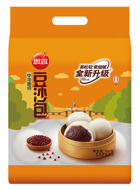 思念豆沙包方便早餐半成品