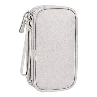 充电宝数据线收纳包移动电源布袋硬盘盒子手机保护套适小米罗马仕