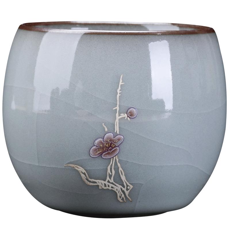 官窑主人杯茶杯个人专用陶瓷单个品茗杯单杯女主人茶具男士茶杯