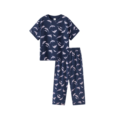 盛凯安琪男童短袖家居服套装