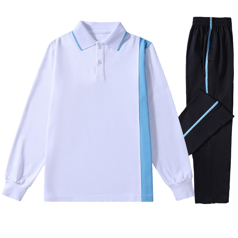 顺德区初中校服中学生男女新款秋天长袖夏短袖礼服冬外套加绒服装