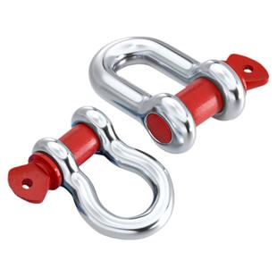 国标镀锌弓形卸扣U型D型锁扣u形d形卡扣 起重吊环吊钩 马蹄扣卡扣