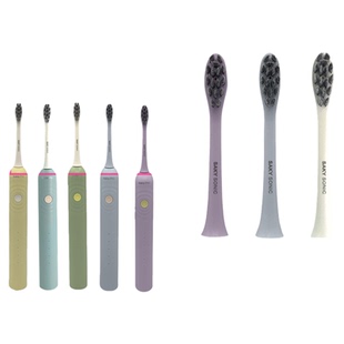 舒客舒克声波电动牙刷替换刷头G33/T1/T2/T3/G5/G34原装软毛刷头