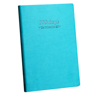 健身计划本瘦身计划打卡本100天健身减肥日记本每日饮食体重记录日历减脂训练运动计划表自我管理自律打卡本