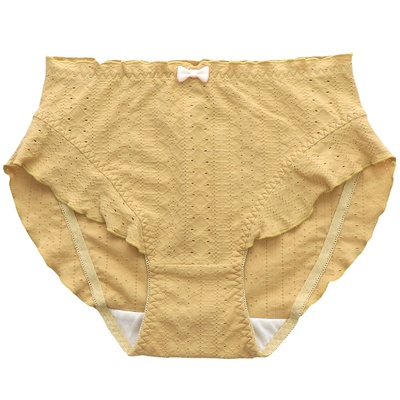 复古日系大码纯棉抗菌内裤女高腰
