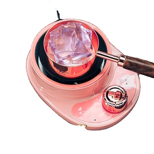 果冻蜡火漆印章电熔炉融化锅工具手工diy模具捏捏乐炉子大容蜡粒加热电子充电款儿童火星猫爪电磁炉蜡烛