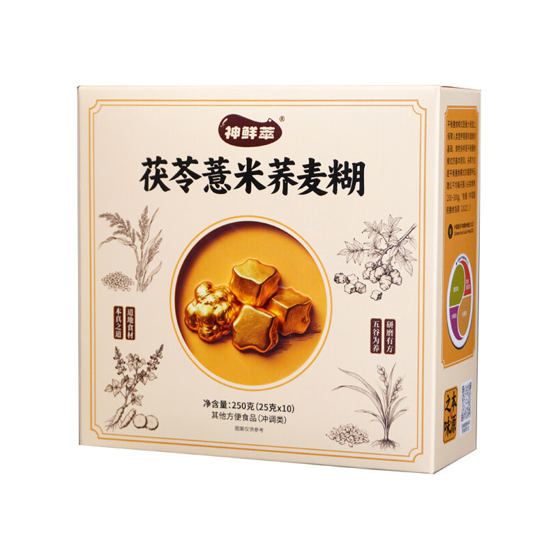 神鲜萃茯苓薏米荞麦糊养脾胃250g