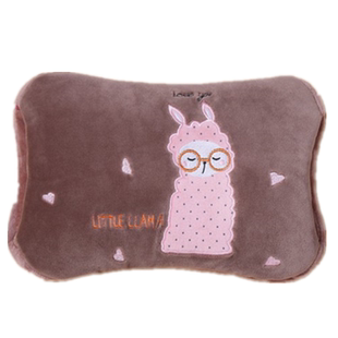 充电热水袋套子单卖电暖手宝保护套超长防烫套毛绒可爱双插手布套