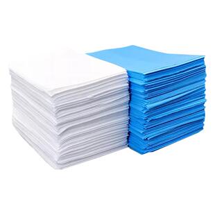 80x180美容院一次性床单加厚防水防油足浴按摩床有带洞透气100张