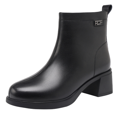 红蜻蜓品牌女士加绒时装靴