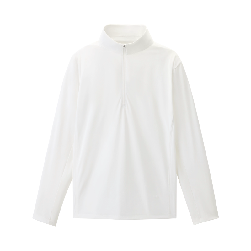 蕉下男士春夏长袖T恤半拉链速干透气防晒