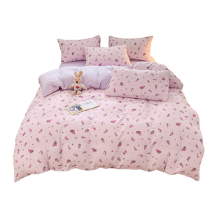 a类加厚双层纱非纯棉全棉被套单件150x200x230cm学生宿舍单独被罩