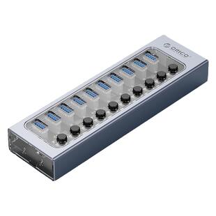 Orico/奥睿科 USB3.0扩展器带电源HUB分线器一拖13扩展插口7口充电集线器电脑拓展多接口集线器