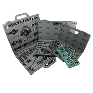 杭刃丝锥板牙套装手用丝攻扳手绞手组合公制英制12/20/45/110件套