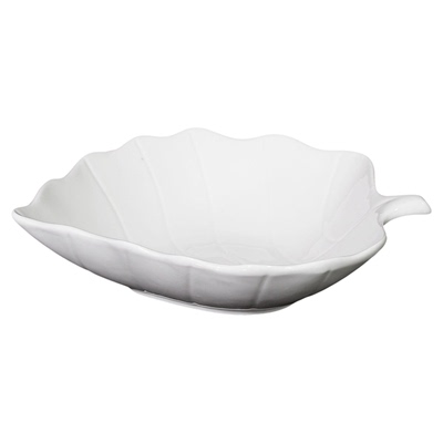 ins风创意特色树叶不规则陶瓷碗水果碗沙拉碗大汤碗网红碗