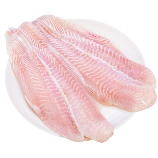 巴沙鱼柳新鲜冷冻鱼排非龙利鱼片婴儿无刺无骨鱼肉开背宝宝商用