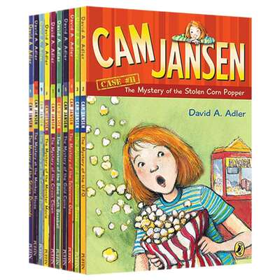 侦探故事11-20册 英文原版小说 Cam Jansen 少女侦探简森 少儿儿童分级读物书籍 英文版进口英语初级桥梁章节书 David Adler