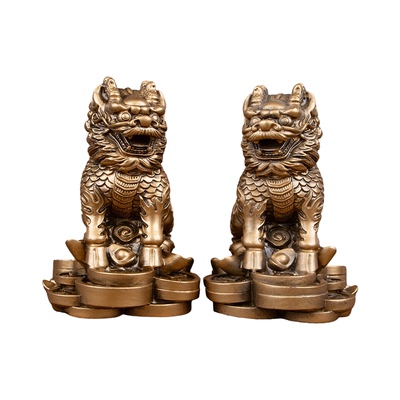 永聚阁招财麒麟中式摆件家居礼品